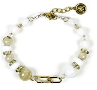 Bracciale Antica Murrina Venezia Donna Giglio in Acciaio chirurgico (316L) BC2GPE2502